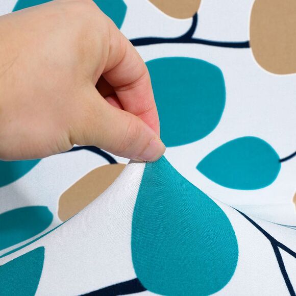 Spandex Stretch Dining Chair Cover Foliage Print Washable Dining Chair Protector - Picture 5 of 6